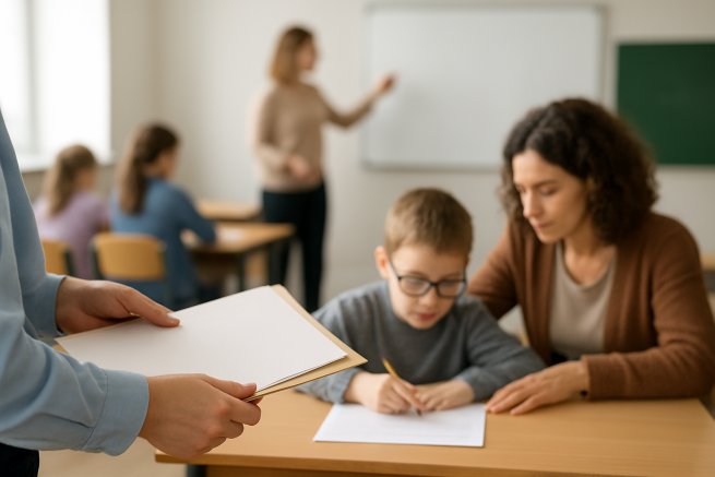 Nauczyciel wspomagający w klasie integracyjnej – kiedy szkoła musi go zapewnić?