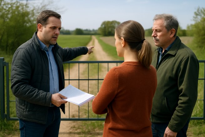 Sąsiedzi nie zgadzają się na ustanowienie drogi koniecznej