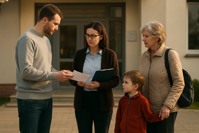 Zakaz odbioru dziecka z przedszkola przez babcię