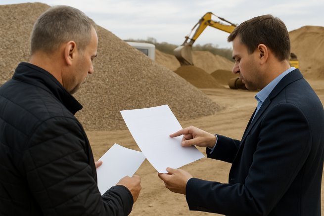 Sprzedaż hałdy żwiru i piasku – jaki podatek?