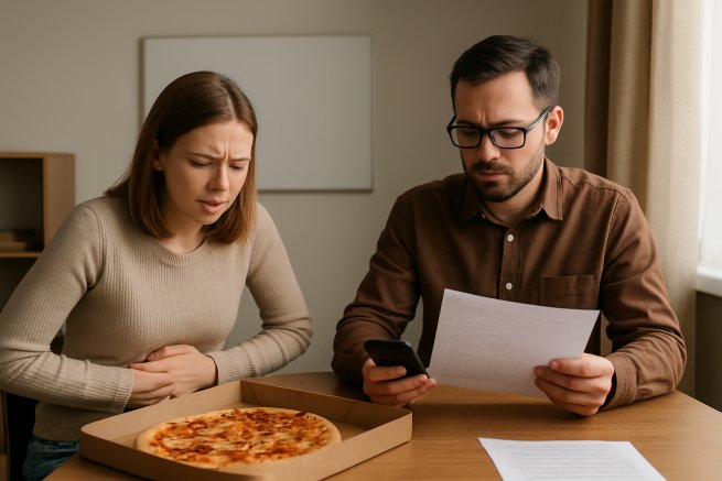 Odszkodowanie za zatrucie pizzą z restauracji