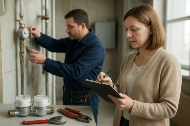 Wymiana wodomierzy we wspólnocie mieszkaniowej – jaka stawka VAT?