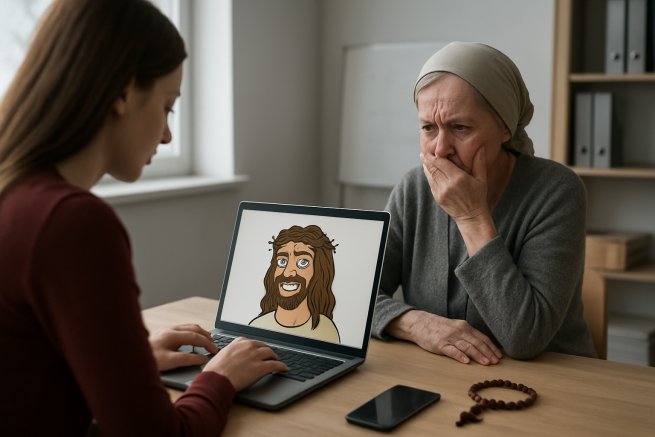 Publikacja prześmiewczego wizerunku Jezusa a obraza uczuć religijnych